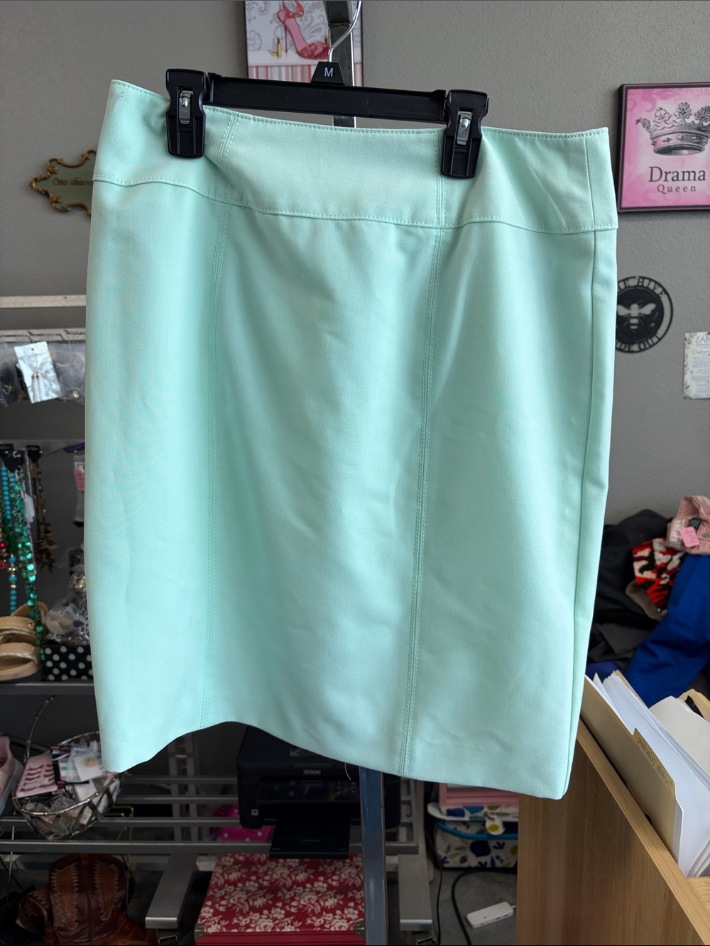 Worthington Mint-Teal Pencil Skirt 95N7BC